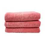 Set 3 Prosoape Bumbac 500g/mp 70x130cm Greek Border Coral pentru Experiență de Lux - imagine 2