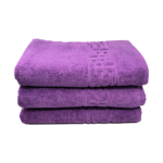 Set 3 Prosoape Bumbac 500g/mp 70x130cm Greek Border Purple - Lux și Confort de 5 Stele - imagine 2
