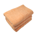 Set 3 Prosoape Bumbac 70x130cm 500g/mp Greek Border Peach - Lux și Confort în Baie