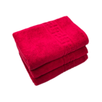 Set 3 Prosoape Bumbac 500g/mp 70x130cm Greek Border Red pentru Experiență de Lux