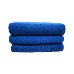 Set 3 Prosoape Bumbac 500g/mp 70x130cm Greek Border Royal Blue - imagine 2