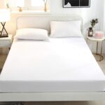 Cearceaf Pat cu Elastic 180x200 cm Bumbac Ranforce - Confort Elegant pentru Hoteluri