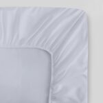 Cearceaf Pat cu Elastic 180x200 cm Satin Bumbac, Confortabil și Elegant, Antipilling, Ușor de Întreținut - imagine 2