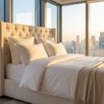 Set 10 Lenjerii Hoteliere King Size Percale Premium Bumbac 100% pentru Pat Matrimonial