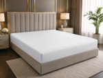 Cearceaf Pat cu Elastic 140x200 cm din Bumbac Percale - Confort și Eleganță pentru Somn Odihnitor