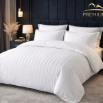 Lenjerie damasc hoteliera premium