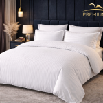 Lenjerie Hoteliera King Size Damasc Satinat Bumbac
