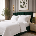 Husa Pilota 140x220 cm Bumbac Ranforce - Confort Elegant pentru Unități de Cazare