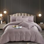 Lenjerie King Size Damasc Finet 6 Piese Empress - Confort Suprem si Design Elegant