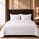 Set 10 Lenjerii Hoteliere King Size Bumbac Ranforce pentru Pat Matrimonial