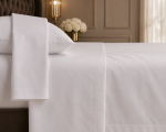 Lenjerie hotelieră single Bumbac Ranforce pentru pat o persoană