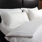 Husa Pilota 180x220cm Damasc Bumbac, Dunga 2cm, Confort Si Eleganta pentru HoReCa