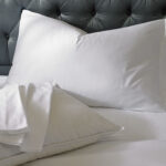 Set 2 Fete Perna 50x70 cm Bumbac Percale Mercerizat - Eleganță și Confort pentru Lenjerii de Pat HoReCa