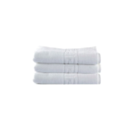 Set 3 Prosoape Hoteliere 70x130cm Bumbac Pakistanez 500g/mp Alb Optic Greek Border