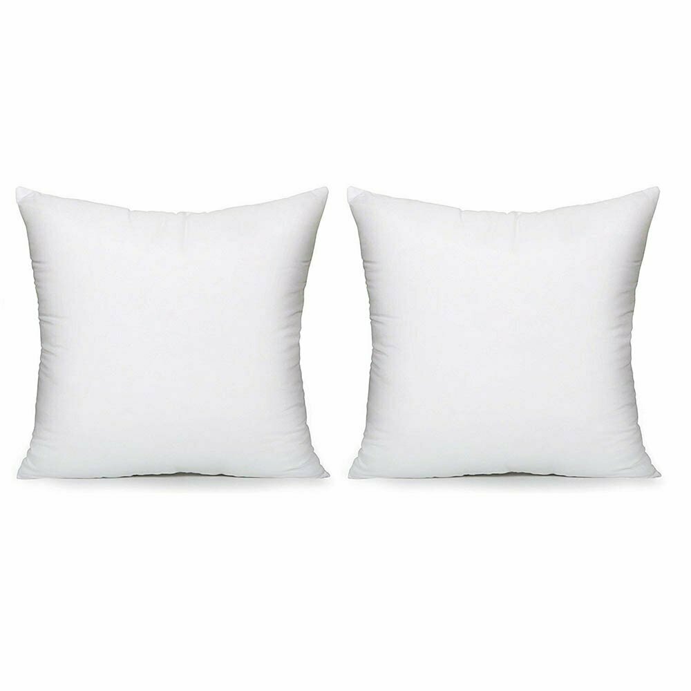 0008-1 Set 2 Perne Matlasate Hypo-Alergice 40x40cm cu Umplutură din Puf Siliconizat, Lavabile și Antialergice - imagine 1