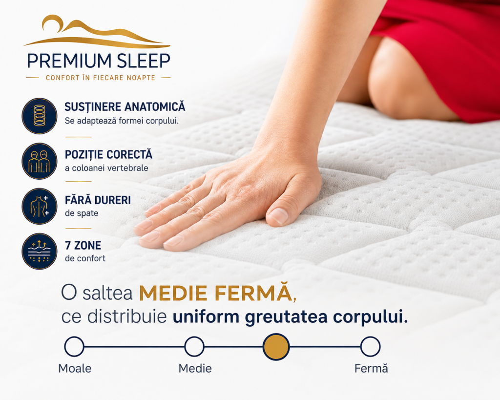 Saltea Green Future Hotel Line Memory Pocket