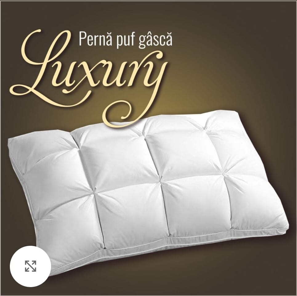 Pernă puf gâscă LUXURY Pernă puf gâscă LUXURY