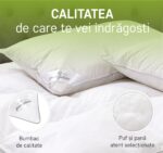 Perna Feeling 3 In 1 50x70 cm Puf si Pana de Gasca Nanofibra Memory Foam Ajustabila - imagine 5