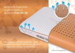 Perna Green Future Memory Cool Copper 40x60 cm cu Suport Ortocervical Hipoalergenic si Ventilatie Free Air - imagine 7