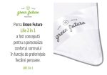 Perna Life 3 in 1 50x70 cm Nanofibra si Fulgii Memory Foam pentru Confort Personalizat - imagine 10