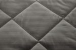 Pilota Alcam Damasc Grey 180x200 cm Umplutura Bambus 300 g/mp Confort si Prospetime - imagine 5