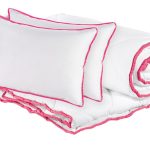 Set Alcam 2 buc perne microfibra 50x70 cm si pilota matlasata 180x200 cm
