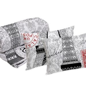 Set Alcam 2 perne microfibra 50x70 cm si pilota matlasata 180x200 cm