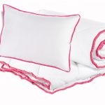Set Alcam perna microfibra 50x70 cm si pilota matlasata 140x200 cm