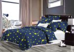 Set Alcam Perna Microfibra 50x70 cm Si Pilota Matlasata 140x200 cm Moon Night Design Colorat - imagine 4