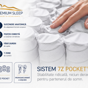 Saltea Green Future Hotel Line Memory Pocket