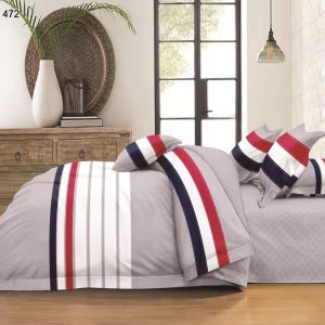 Lenjerie Super Elegant Pucioasa 472 Lila 6 Piese Finet pentru 2 Persoane, Cearceaf Pilota cu Fermoar, Ambalaj Elegant