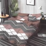 Lenjerie Super Elegant Pucioasa 701 Maro 6 Piese Finet Antisifonare pentru Pat Dublu