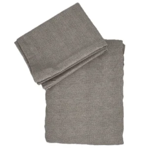 Set Cearceaf Pat Elastic Bej 160x200 cm cu 2 Fete Perna 50x70 cm Bumbac Mercelizat Satinat