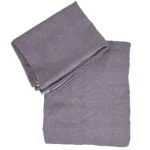Set Cearceaf Pat Elastic Lila 180x200 cm cu 2 Fete Perna 50x70 cm Bumbac Mercelizat Satinat Antisifonare