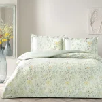 Lenjerie De Pat Casie TAC Bumbac Satinat Deluxe Antisifonare Design Modern 220 TC