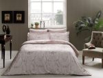 Lenjerie De Pat Dorian TAC Bumbac Dublu Satinat Deluxe Antisifonare Design Modern 240x260 cm