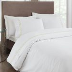 Lenjerie De Pat Diamond Bej TAC Bumbac Dublu Satinat Deluxe Antisifonare Design Modern Cadou Elegant,300TC