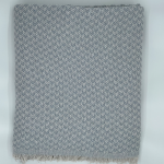 Pled Canapea Bumbac Fushia 170x210 cm Cu Ciucuri Design Modern