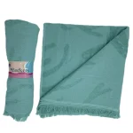 Prosop Baie Verde Bumbac 70x150 cm pentru Piscina - Absoarbe Rapid Apa
