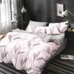 Lenjerie Super Elegant Pucioasa 732 Roz 6 Piese Finet pentru Pat Dublu