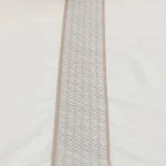 Fată De Masă Damasc Alb Deluxe 160x220cm Cu Bordură Bej Elegantă Și Ușor De Îngrijit - imagine 2