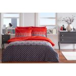 Lenjerie De Pat Medea TAC Bumbac Dublu Satinat Deluxe Antisifonare Design Modern Cadou Elegant