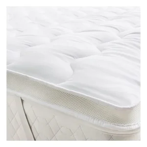 Protecție Saltea 160x200 cm - Topper Dublu Confortabil cu Strat Dublu