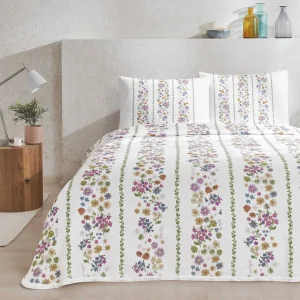 Set Lenjerie și Cuvertură Lily TAC Bumbac Ranforce Antisifonare Design Modern