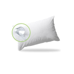 Protectie Perna Impermeabila Hipoalergenica 70x70cm Alb cu Fermoar
