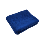 Prosop Luxury Bumbac 650g/m² 50x90cm Royal Blue Absorbant Design Greek Border