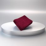 Prosop Luxury Bumbac 650g/m² Burgundy 50x90cm - Absorbant cu Greek Border pentru Eleganță și Confort - imagine 3