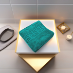 Prosop Luxury Verde Smarald 50x90cm Bumbac 650g/m² Absorbție Superioară - imagine 3