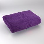 Prosop De Lux 70x130 Cm 100% Bumbac Pieptănat 650 G/mp Mov Ultra-Absorbant - imagine 6