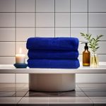 Set Prosoape Luxury Royal Blue 100% Bumbac Ultra-Absorbante 70x130 cm,650 gr - imagine 3